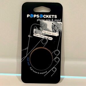NEW NWT Black Pop Socket for Apple iPhone Samsung